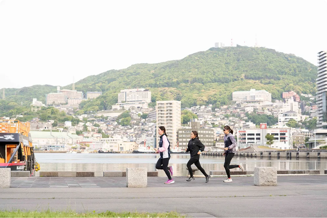 山口選手朝練画像